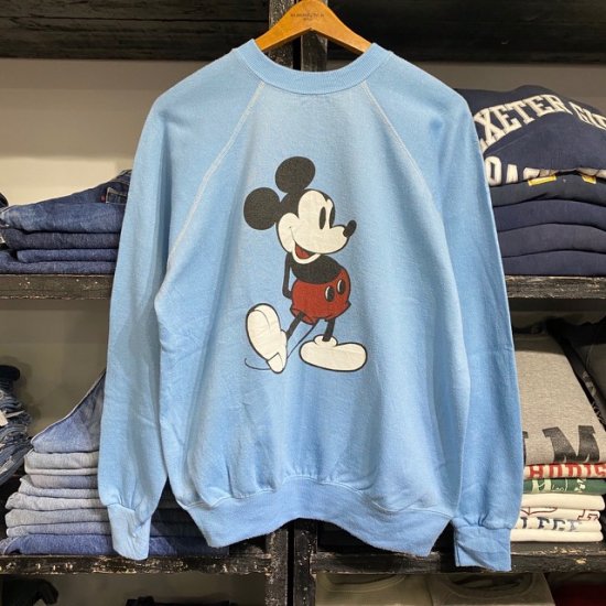 80's Mickey Mouse sweat shirt - VINTAGE CLOTHES & ANTIQUES 