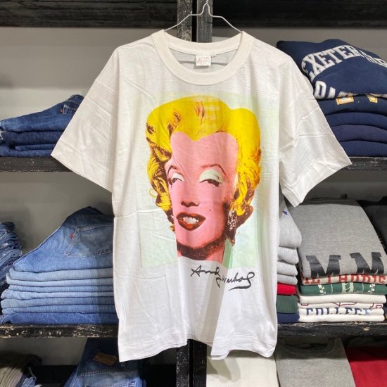 アンディウォーホール マリリンモンロー vintage 90s Tシャツ身幅55cm
