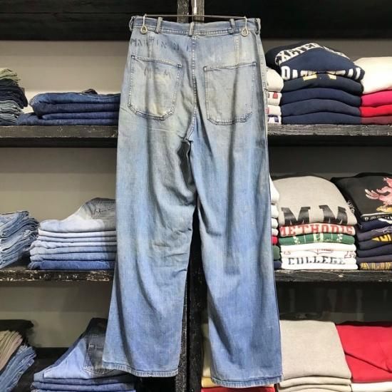 40s us navy denim trousers