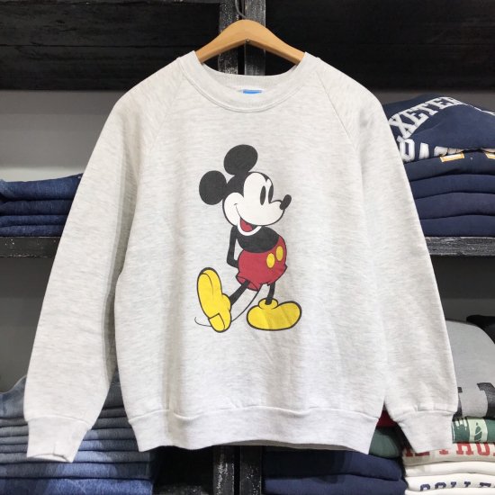 70-80's Mickey Mouse sweat shirt - VINTAGE CLOTHES & ANTIQUES 