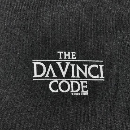 NOS 00's The Da Vinci Code t shirt - VINTAGE CLOTHES & ANTIQUES