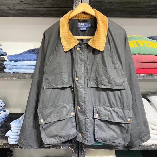 80-90's Ralph Lauren oiled cotton jacket - VINTAGE CLOTHES