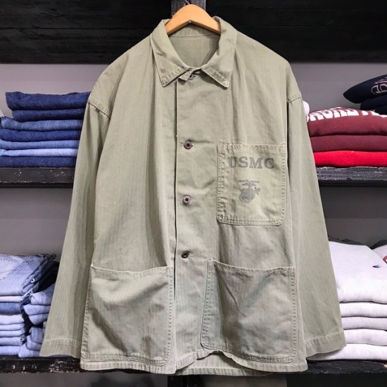 USMC【希少】【リメイク】40年代 USMC P-1941 HBT JACKET - ジャケット