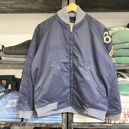 60's Logan Knitting Mills cotton twill sport jacket with military 