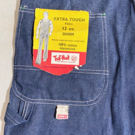 NOS 70's Tuf-Nut denim overall - VINTAGE CLOTHES & ANTIQUES 