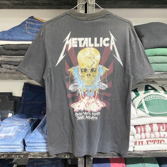 Late 80's-Early 90's Metallica Pushead t shirt made in USA