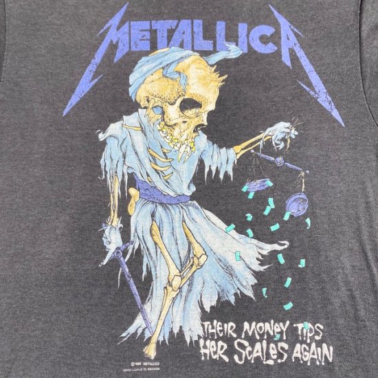 Late 80's-Early 90's Metallica Pushead t shirt made in USA