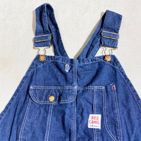 60's Red Camel denim overall - VINTAGE CLOTHES & ANTIQUES 