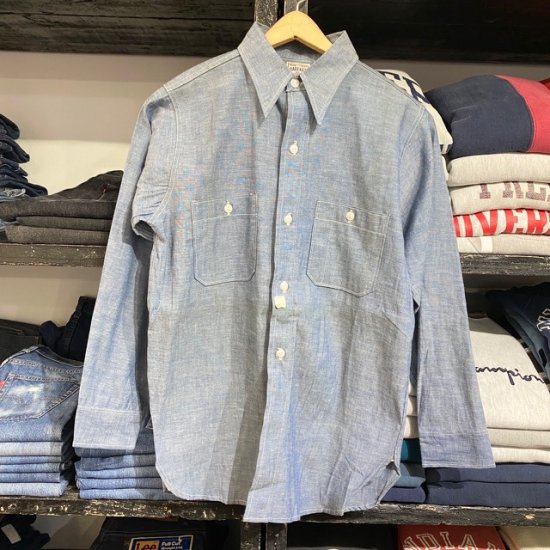 chambray shirt 50s シャンブレーシャツ - agedor.ma