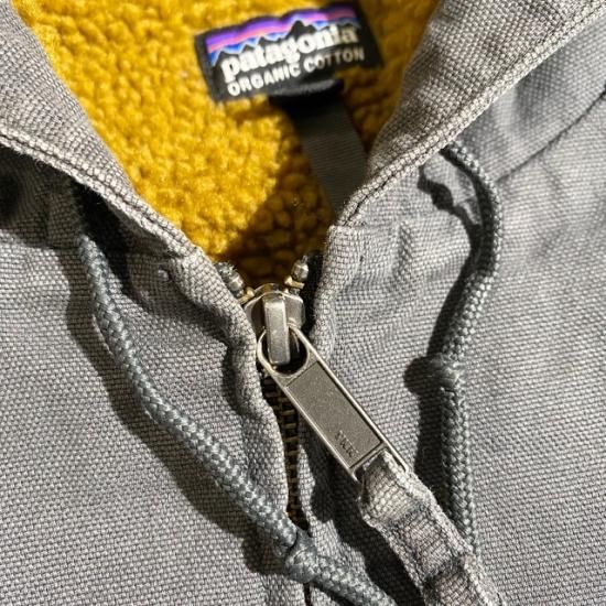 16 Patagonia Lined Canvas Hoody - VINTAGE CLOTHES & ANTIQUES