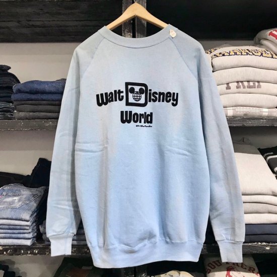 NOS 70's Walt Disney World felt print sweat shirt - VINTAGE ...