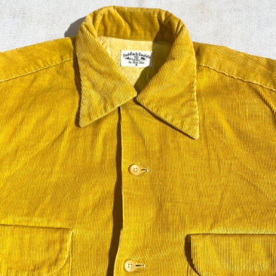 50's Paddle & Saddle corduroy loop shirt - VINTAGE CLOTHES 