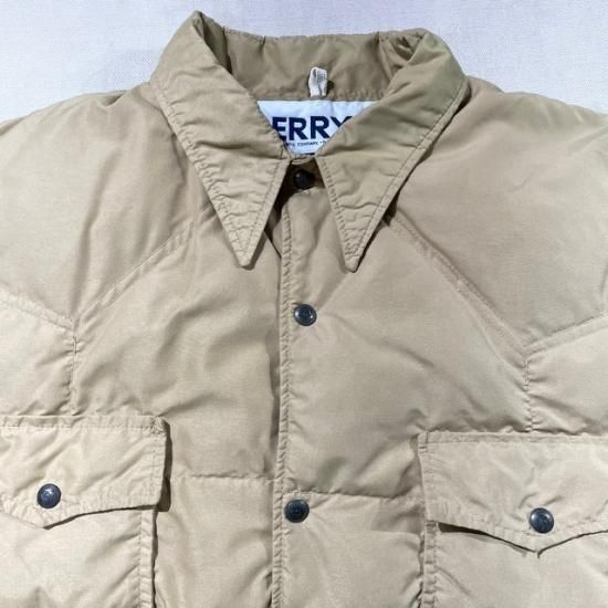 80's Gerry down shirt made in USA - VINTAGE CLOTHES 80's Gerry down shirt made in USA - VINTAGE CLOTHES