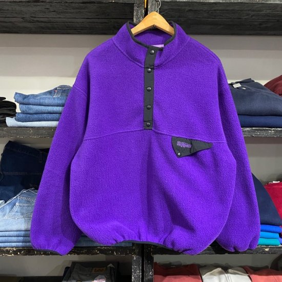 80-90's Early Winters fleece half snap pullover made in USA