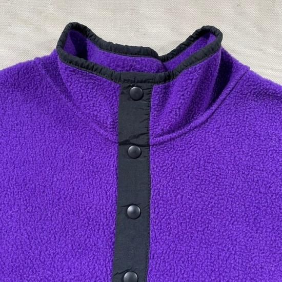 80-90's Early Winters fleece half snap pullover made in USA