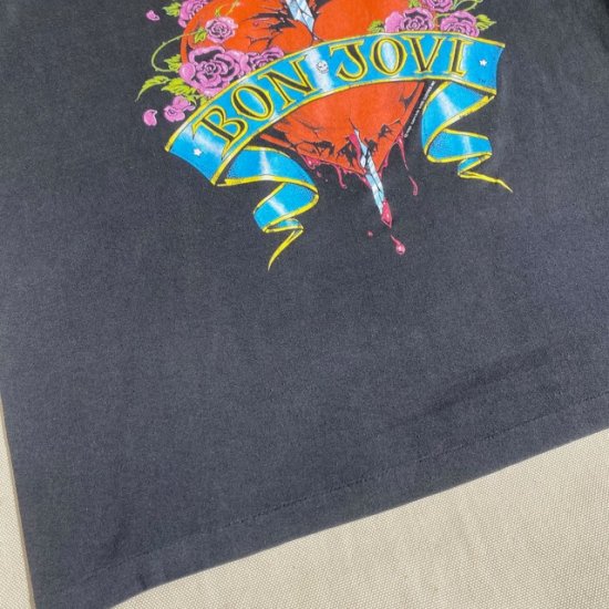 Late 80's-Early 90's Bon Jovi t shirt made in USA - VINTAGE