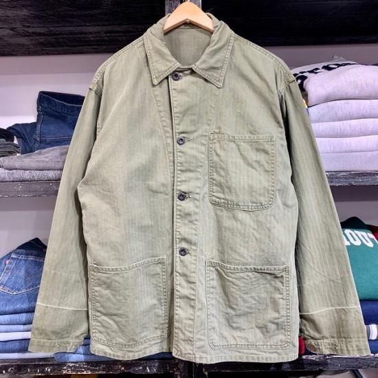 40s US.NAVY N-3 HBT JACKET ヴィンテージ ミリタリー-