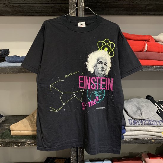 NOS 90's Albert Einstein t shirt made in USA - VINTAGE CLOTHES