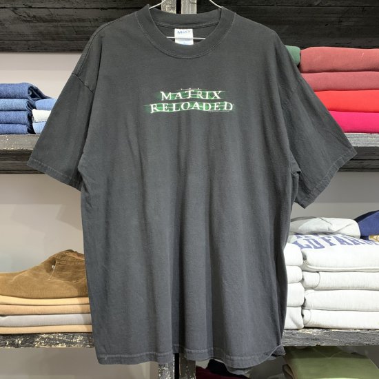 03 The Matrix Reloaded t shirt - VINTAGE CLOTHES & ANTIQUES 