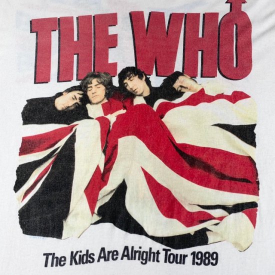 89 The Who tour t shirt - VINTAGE CLOTHES & ANTIQUES 