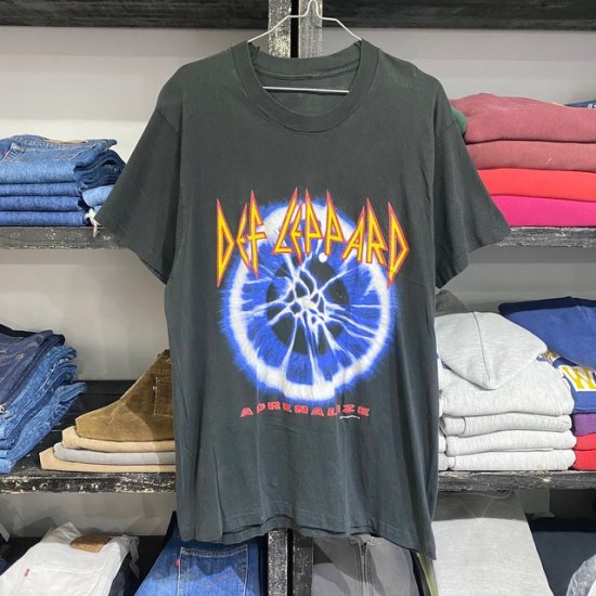 92 Def Leppard tour t shirt - VINTAGE CLOTHES & ANTIQUES 