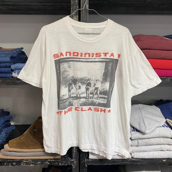 80-90's The Clash t shirt - VINTAGE CLOTHES & ANTIQUES 