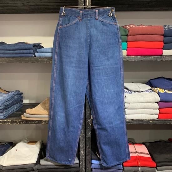 50-60's Ranchcraft denim ranch pants - VINTAGE CLOTHES & ANTIQUES