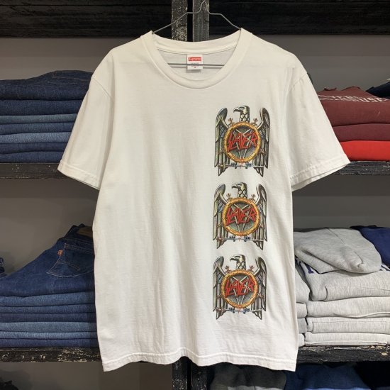 SUPREME x SLAYER teeTシャツ/カットソー(半袖/袖なし) - Tシャツ 