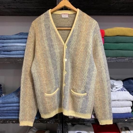 60-70's McGregor mohair x wool knit cardigan - VINTAGE CLOTHES