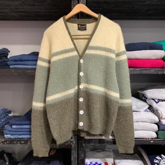 60-70's Jockey wool mohair knit cardigan | nate-hospital.com