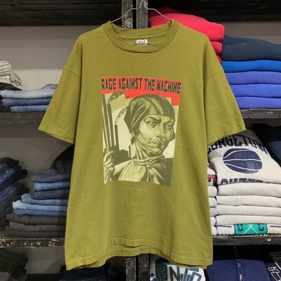 90s RAGE AGAINST THE MACHINE Tシャツ ヴィンテージバンドT - Tシャツ