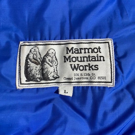 80's Marmot Mountain Works down jacket - VINTAGE CLOTHES