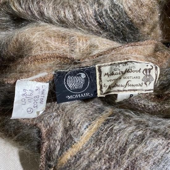 NOS? 80-90's Andrew Stuart wool x mohair x nylon full zip