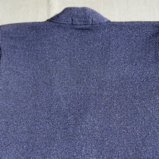 40-50's Albion Knitting Mills wool varsity knit cardigan