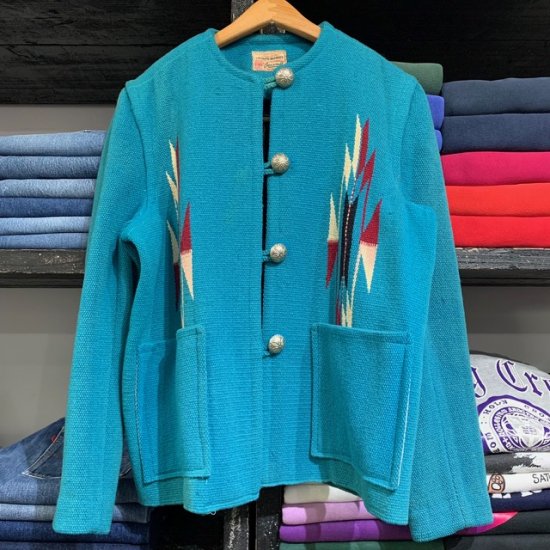 30-40's Ganscraft lady's Chimayo jacket - VINTAGE CLOTHES 