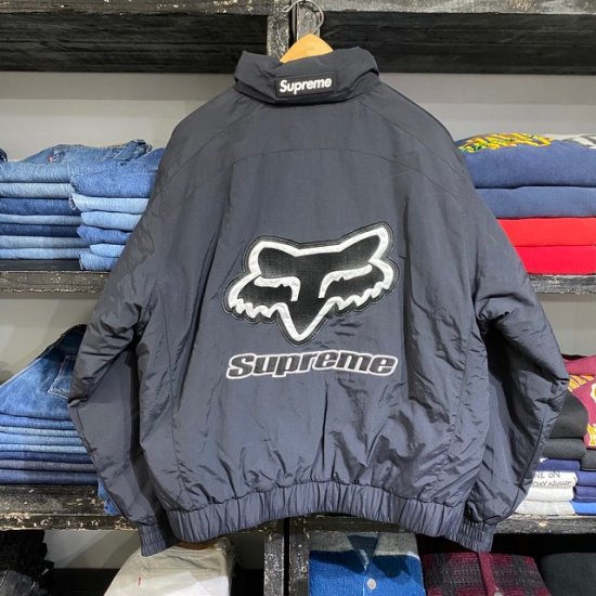 ブランドsupreme fox racing puffy jacket