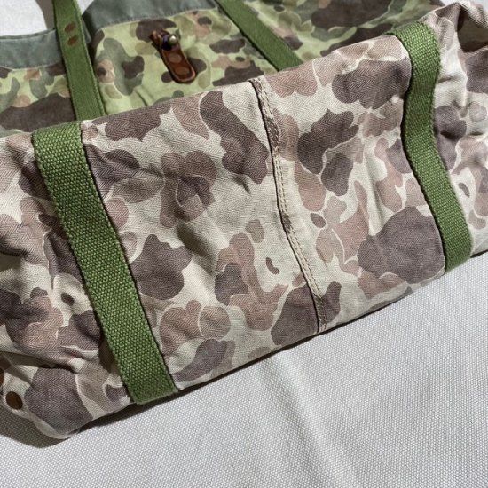 10's- RRL frogskin camouflage HBT tote bag made in Italy - VINTAGE