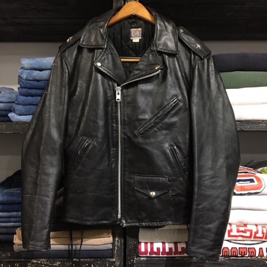 60's Beck One Star double breasted riders jacket - VINTAGE CLOTHES ...