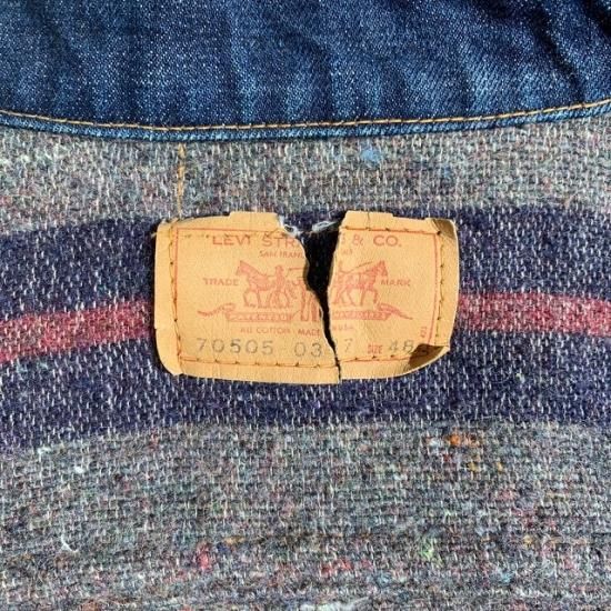 Late 60's-Early 70's Levi's 70505-0317 bigE - VINTAGE Late 60's-Early 70's Levi's 70505-0317 bigE - VINTAGE