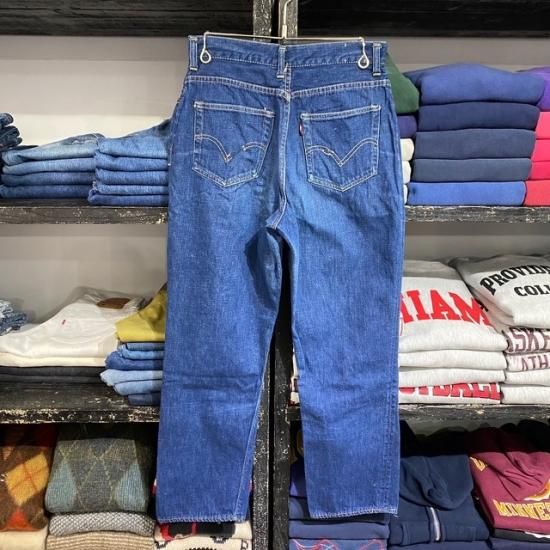 素晴らしい品質 Levi's 50-60's 701 center set off and rivets concealed with アンティーク雑貨
