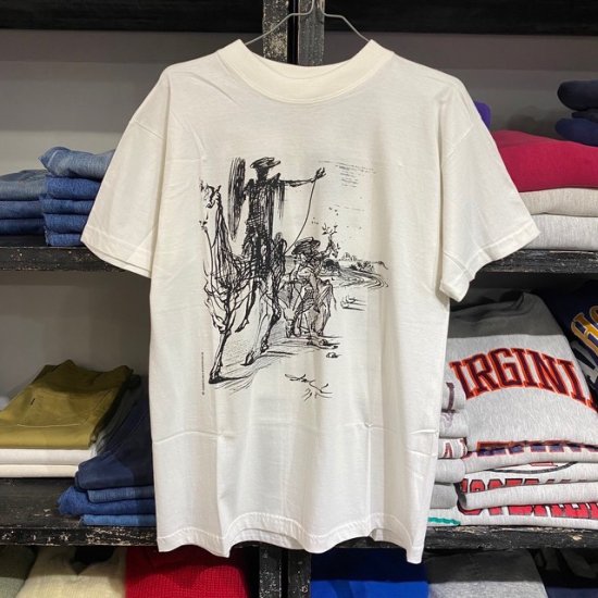 【貴重】SALVADOR DALI vintage tshirt ダリ Tシャツ3万円で即購入致します