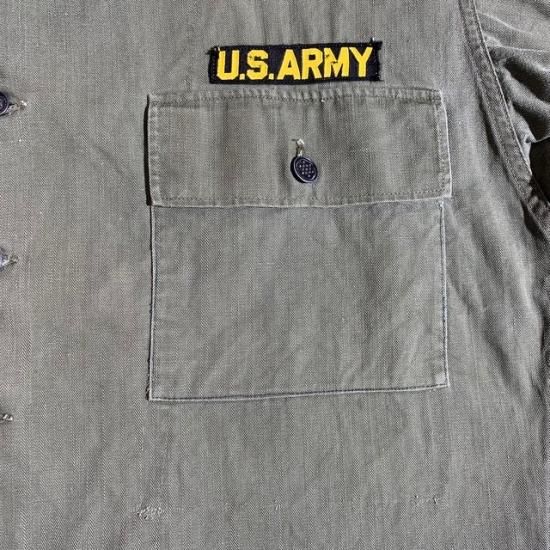 Mid 40's US Army M-43 HBT Jacket with patches - VINTAGE