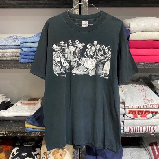 公式低価格 made in USA ビンテージ Tシャツ スカル ジャージーズ