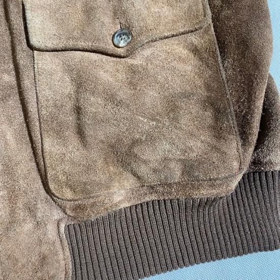90's Polo Country suede jacket - VINTAGE CLOTHES & ANTIQUES