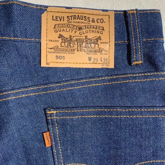 NOS 80-90's Levi's 505 made in USA - VINTAGE CLOTHES & ANTIQUES