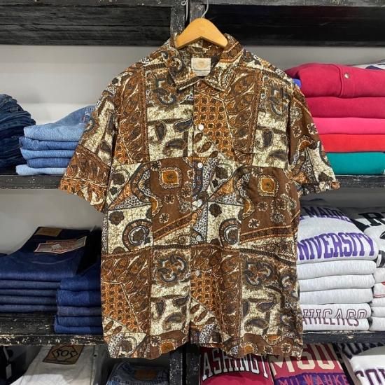 60s COOK OUT BY Enro BBQ 半袖シャツ　ヴィンテージ　M fit=scale-down,w=1200