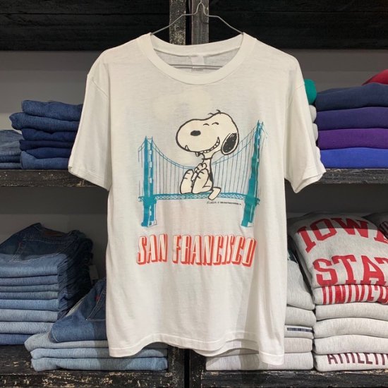 70-80's Artex Snoopy t shirt - VINTAGE CLOTHES & ANTIQUES 