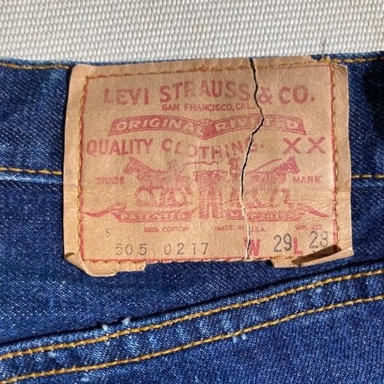 80s Made in USA levis 505 denim pants 80年代 アメリカ製