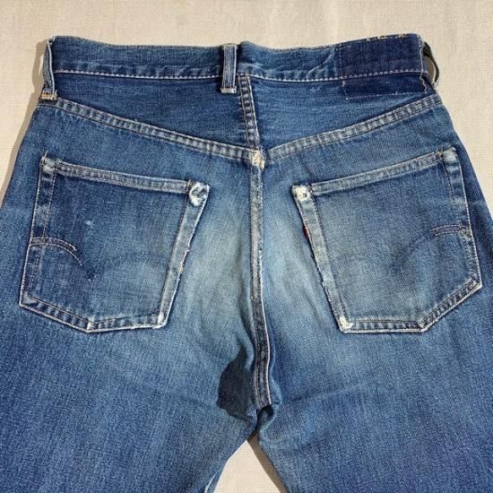 Early 60's Levi's 501XX with concealed rivets and off set Early 60's Levi's 501XX with concealed rivets and off set