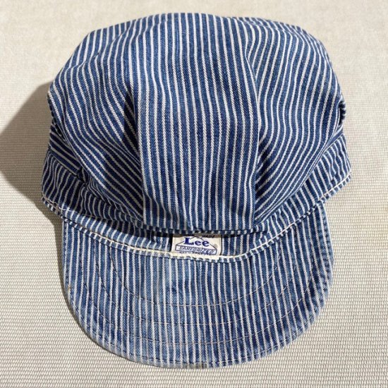 60s Lee hickory denim work cap vintage 【SALE／66%OFF】 - 帽子